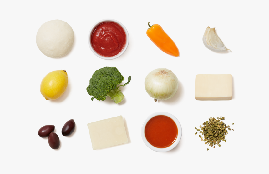 Sweet Pepper & Olive Pizza With Spicy Broccoli - Natural Foods, HD Png Download