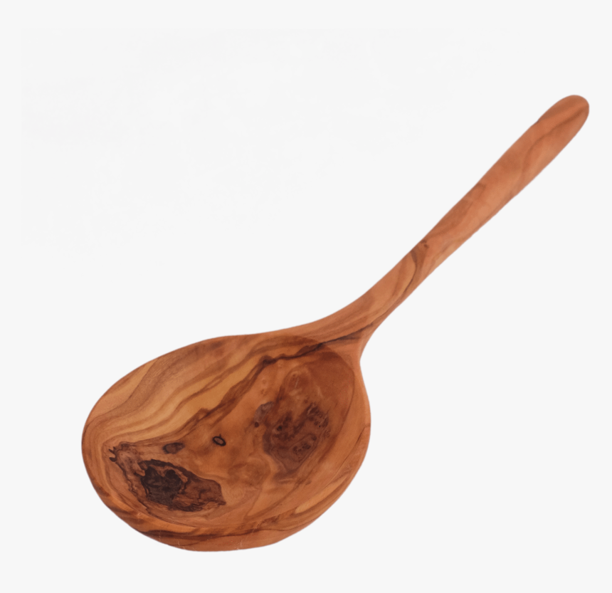 Olive Wood Shallow Spoon 
 Class Lazyload Lazyload - Spoon, HD Png Download