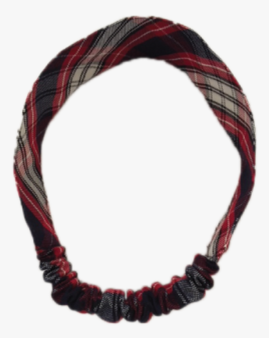 Eds Plaid Elastic Back Headband - Bead, HD Png Download