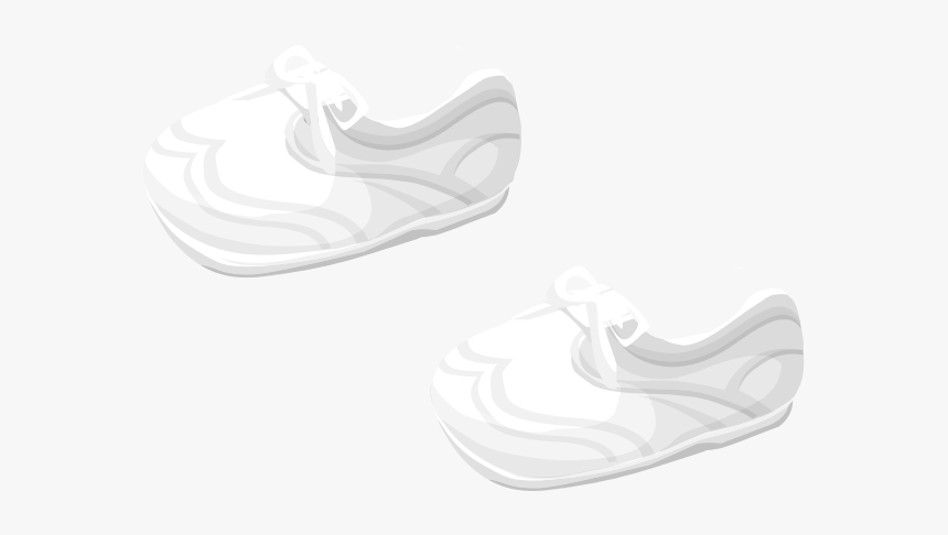 Vector Drawing Of Soft Baby Shoes - Sneakers, HD Png Download