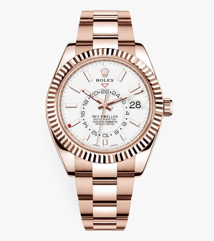 Rolex Sky-dweller 326935 White Dial - Rolex Sky Dweller White, HD Png Download