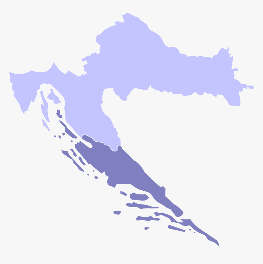 Croacia Mapa Png, Transparent Png