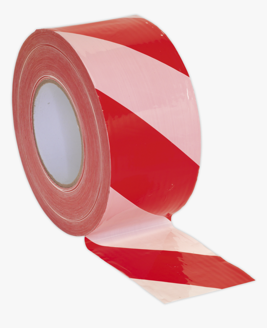 Tape Warning Red White, HD Png Download