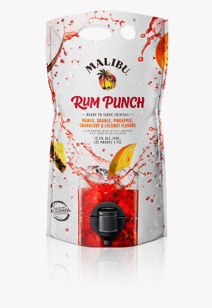 Malibu Mixed Drink Pouches, HD Png Download