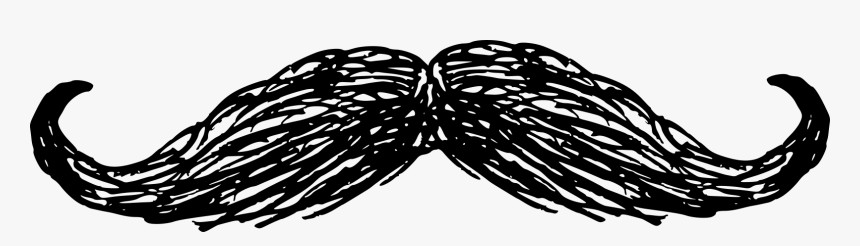 Mustache Drawing 3, HD Png Download