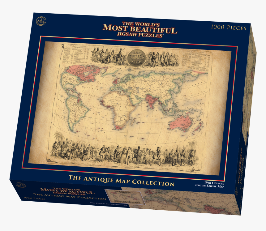 Victorian British Empire Map, HD Png Download