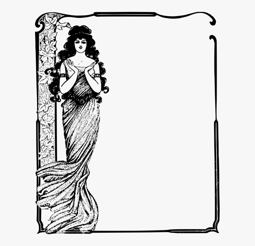 Art,monochrome Photography,shoe - Churidar Dress Clipart Black & White, HD Png Download