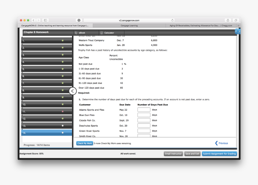 Show Works, Please - Chapter 6 Accounting Cengage, HD Png Download