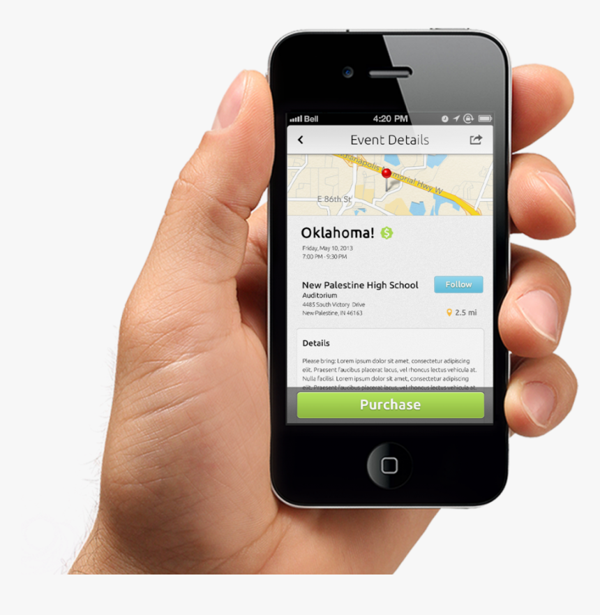 Phone In Hand Png Image - Mobile Usage Based Insurance, Transparent Png