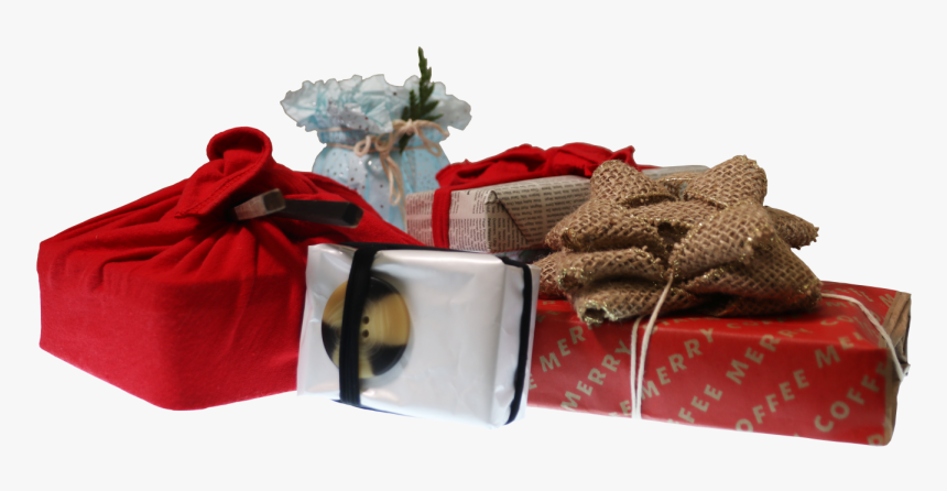 Four Of The Nine Gift Wrapping Alternatives Are Presented - Gift Wrapping, HD Png Download