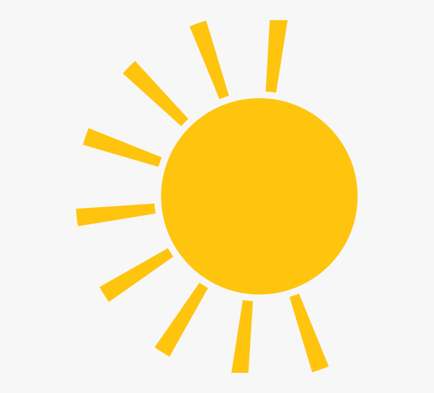 Home The Morning Star - Clip Art Simple Sun, HD Png Download