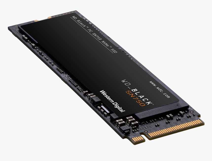 Western Digital Black Sn 750 Nvme Ssd Wds100t3x0c - Ssd Sn750 250gb, HD Png Download