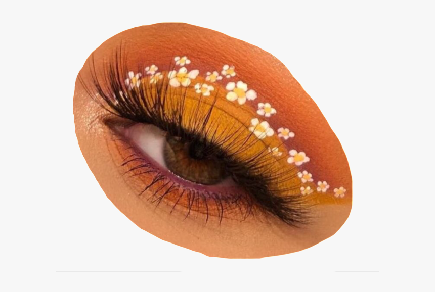 Image - Flower Eye Makeup, HD Png Download