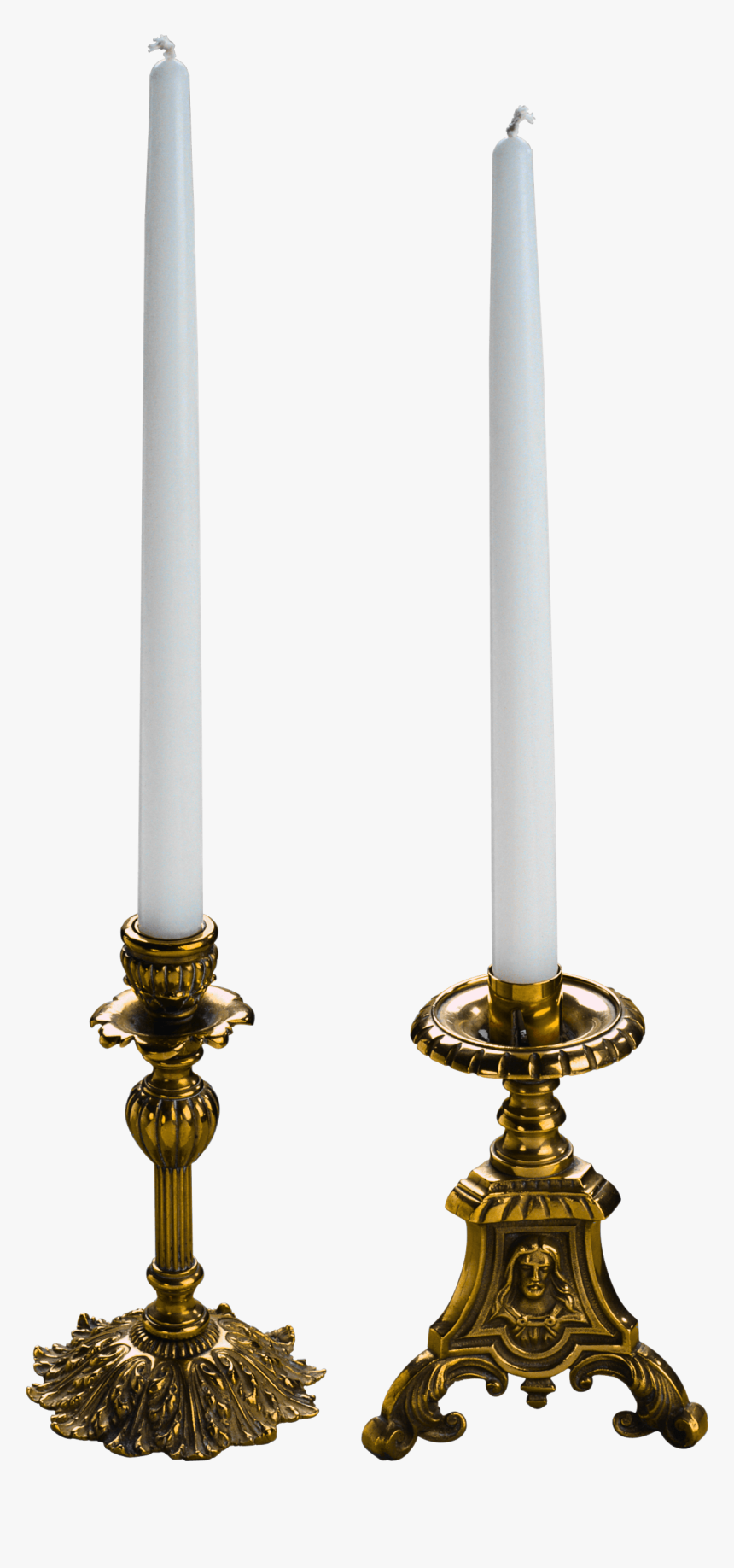 Transparent Candle Holder Clipart - Candlestick Holder Transparent Background, HD Png Download