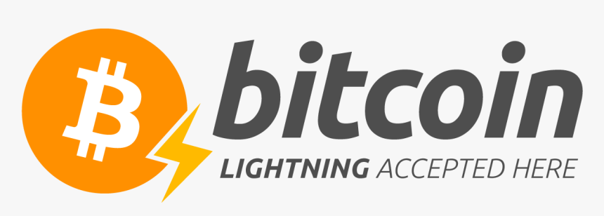 Lighting Accepted - Bitcoin Lightning Accepted Here, HD Png Download