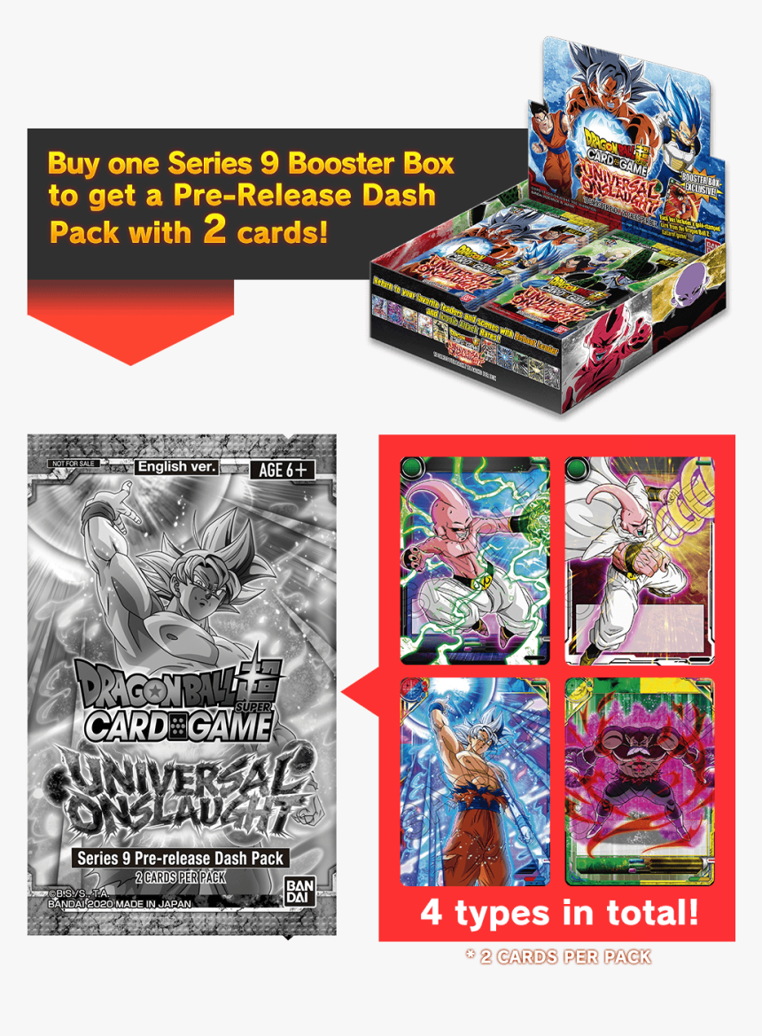 Dbs Tcg Universal Onslaught, HD Png Download