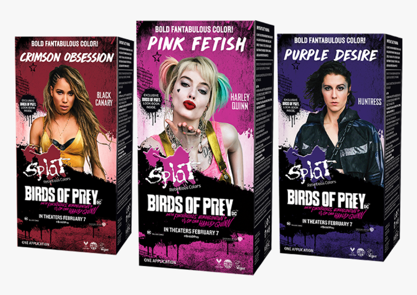 Birds Of Prey Splat Hair Dye, HD Png Download