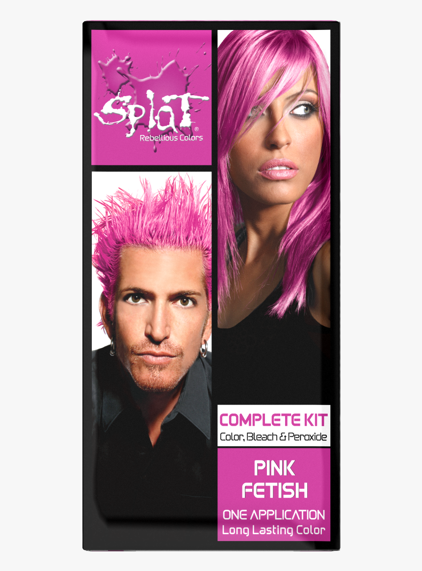 Splat Pink Fetish Hair Dye, HD Png Download