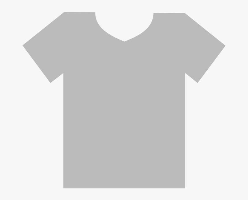 Shoulder,angle,neck - Clipart Grey Shirt Transparent Background, HD Png Download
