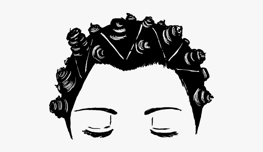 Bantu Knots Clipart, HD Png Download