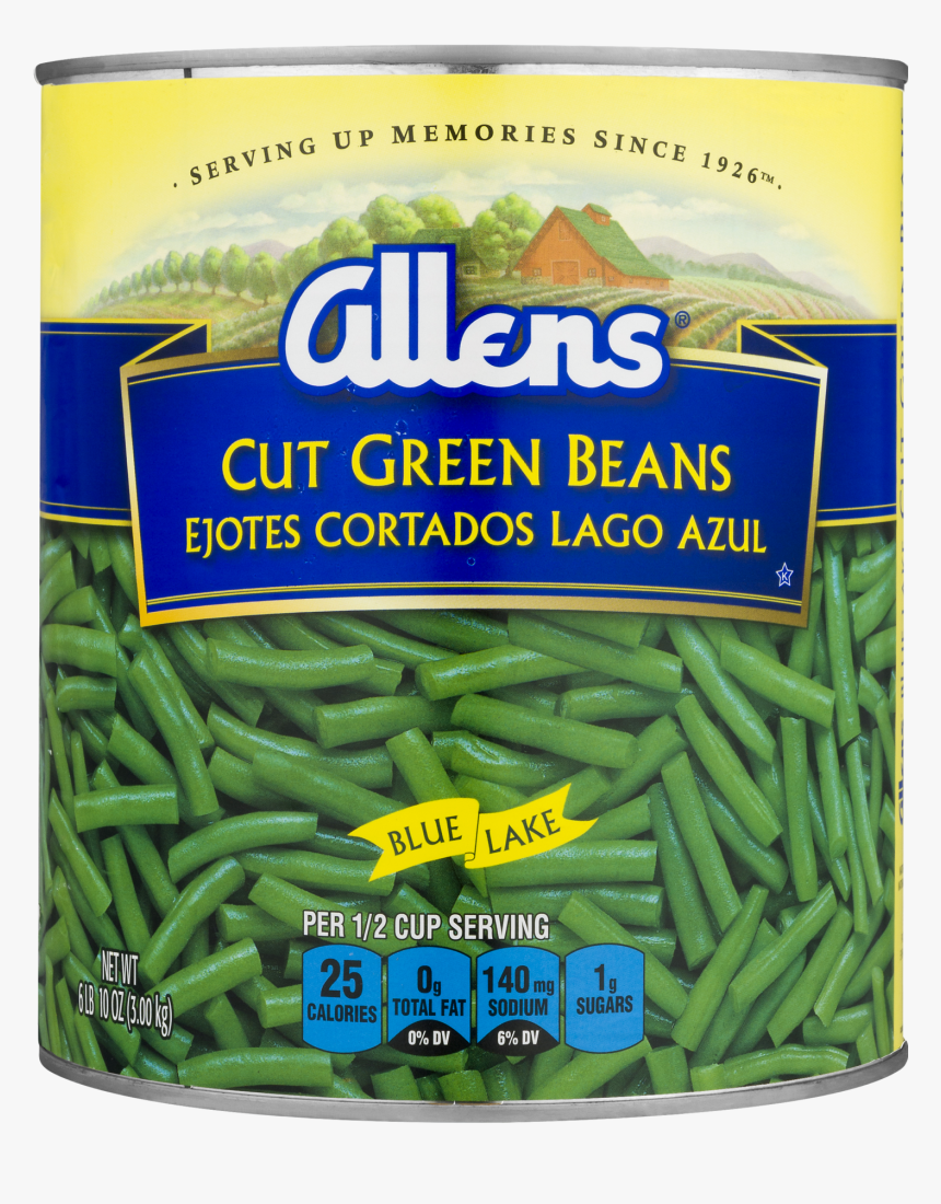 Canned Green Beans Large, HD Png Download