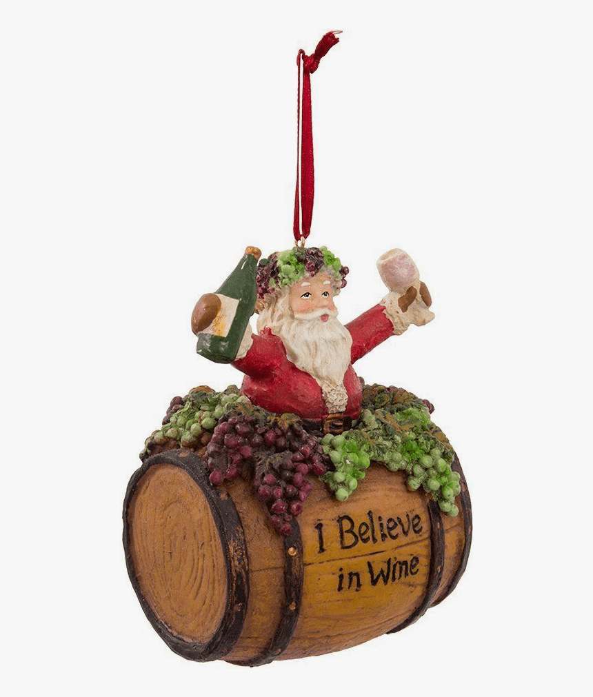 Wine Christmas Ornaments, HD Png Download