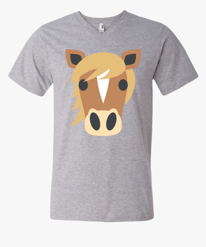 Horse Face Emoji Men S V Neck T Shirt - Bugs Bunny Lola T Shirt, HD Png Download