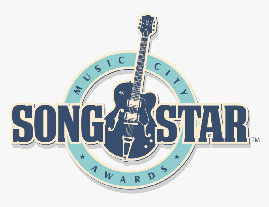Music City Songstar Logo Guitar In Center - Music City Songstar, HD Png Download