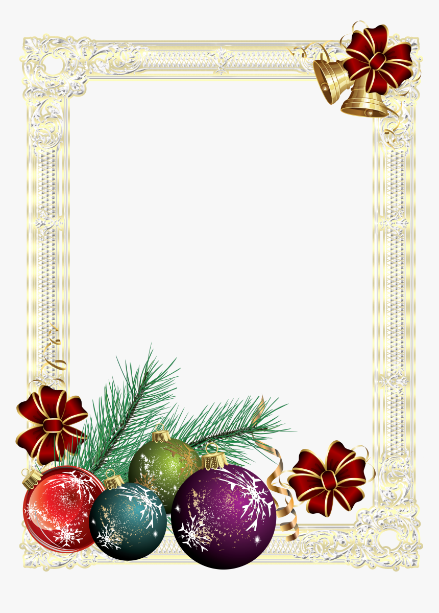 Christmas Border, Christmas Frames, Christmas And New - Navidad Borde, HD Png Download