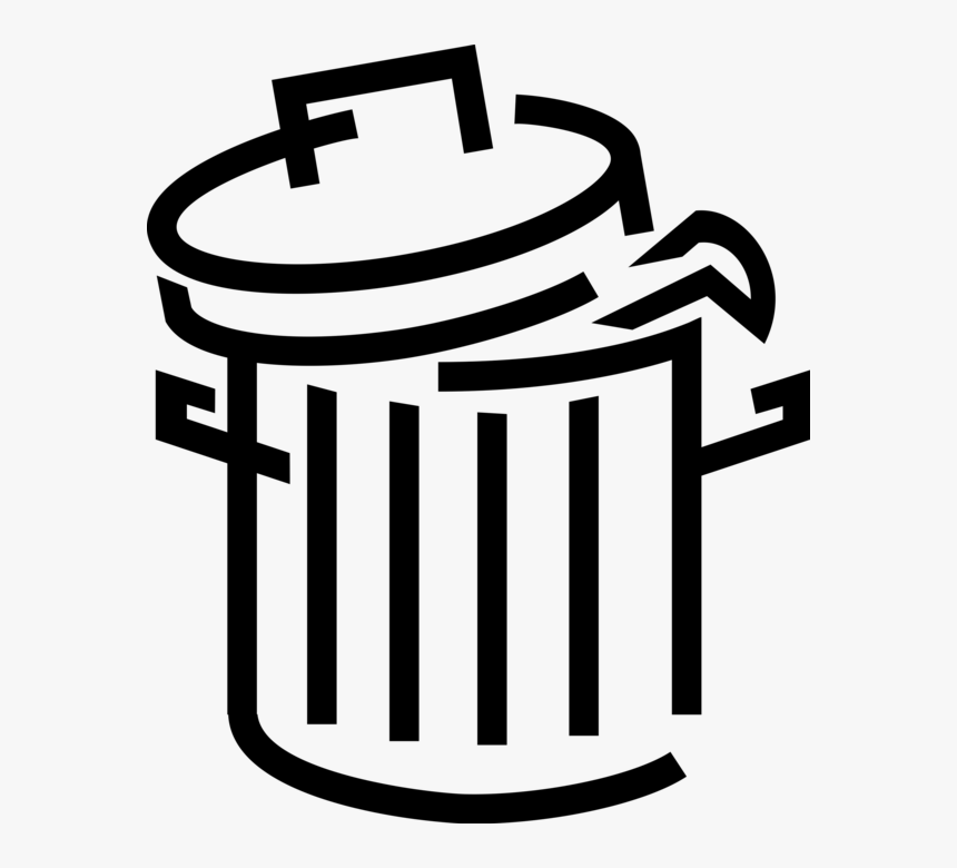 Transparent Trash Can Clip Art, HD Png Download