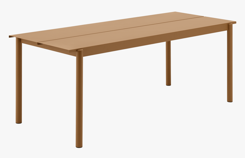 30915 Linear Table Buorange 200x75cm 1545224337 - Muuto Linear Steel Table, HD Png Download