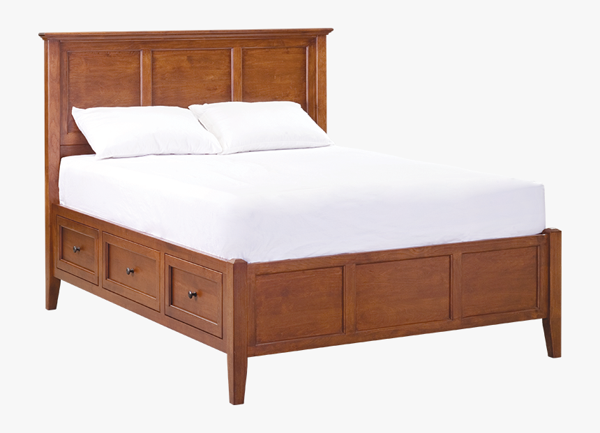 Wood Furniture Bed Png, Transparent Png