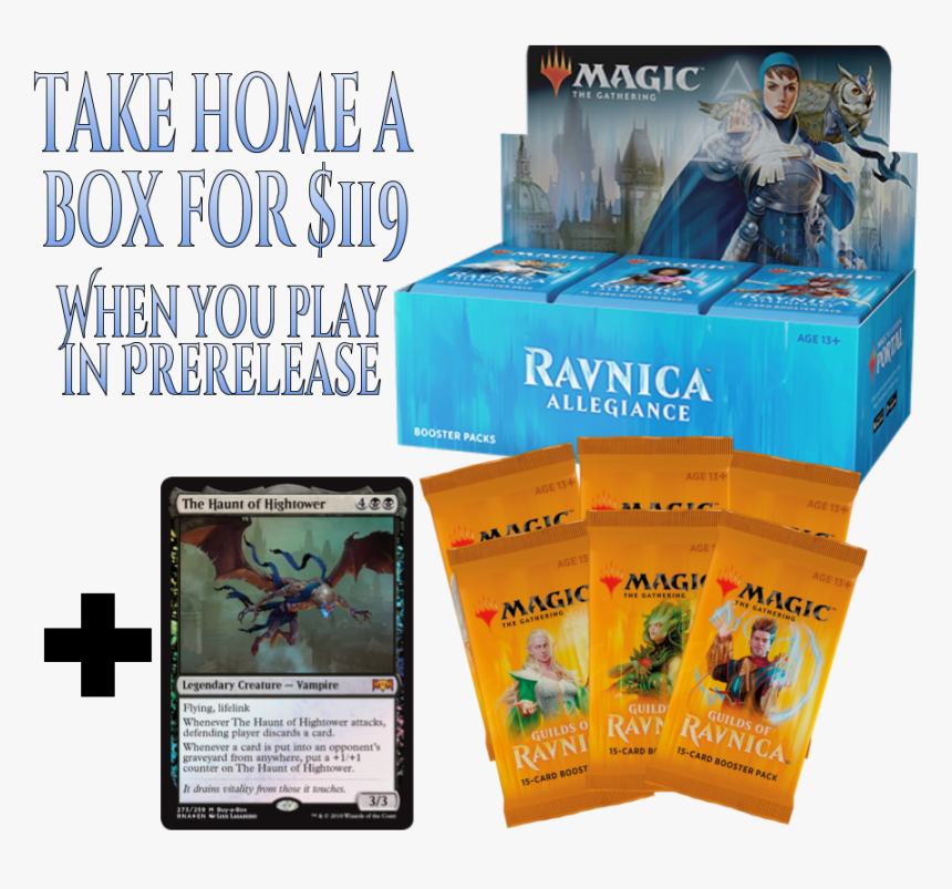 Ravnica Allegiance Prerelease Pack, HD Png Download
