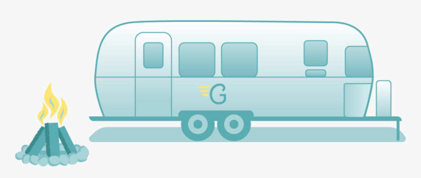 Guestwings Asset Trailer Camping - Passenger Car, HD Png Download