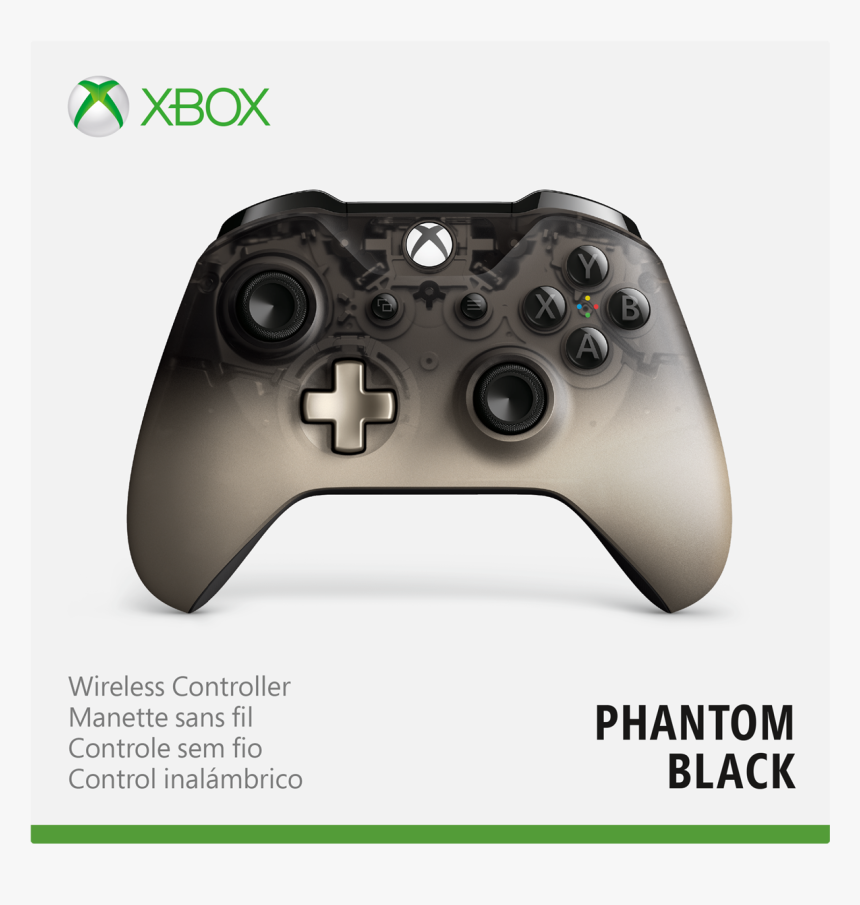 Xbox One S Controller Phantom Black, HD Png Download