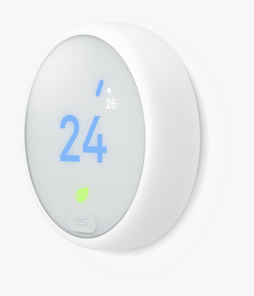 Nest Thermostat E Wifi Smart Thermostat Side View 2 Circle, HD Png Download , Transparent Png