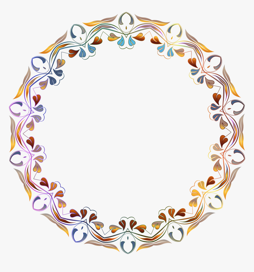 Vines Swirl Png Transparent Image - Border Pic Frame Png, Png Download