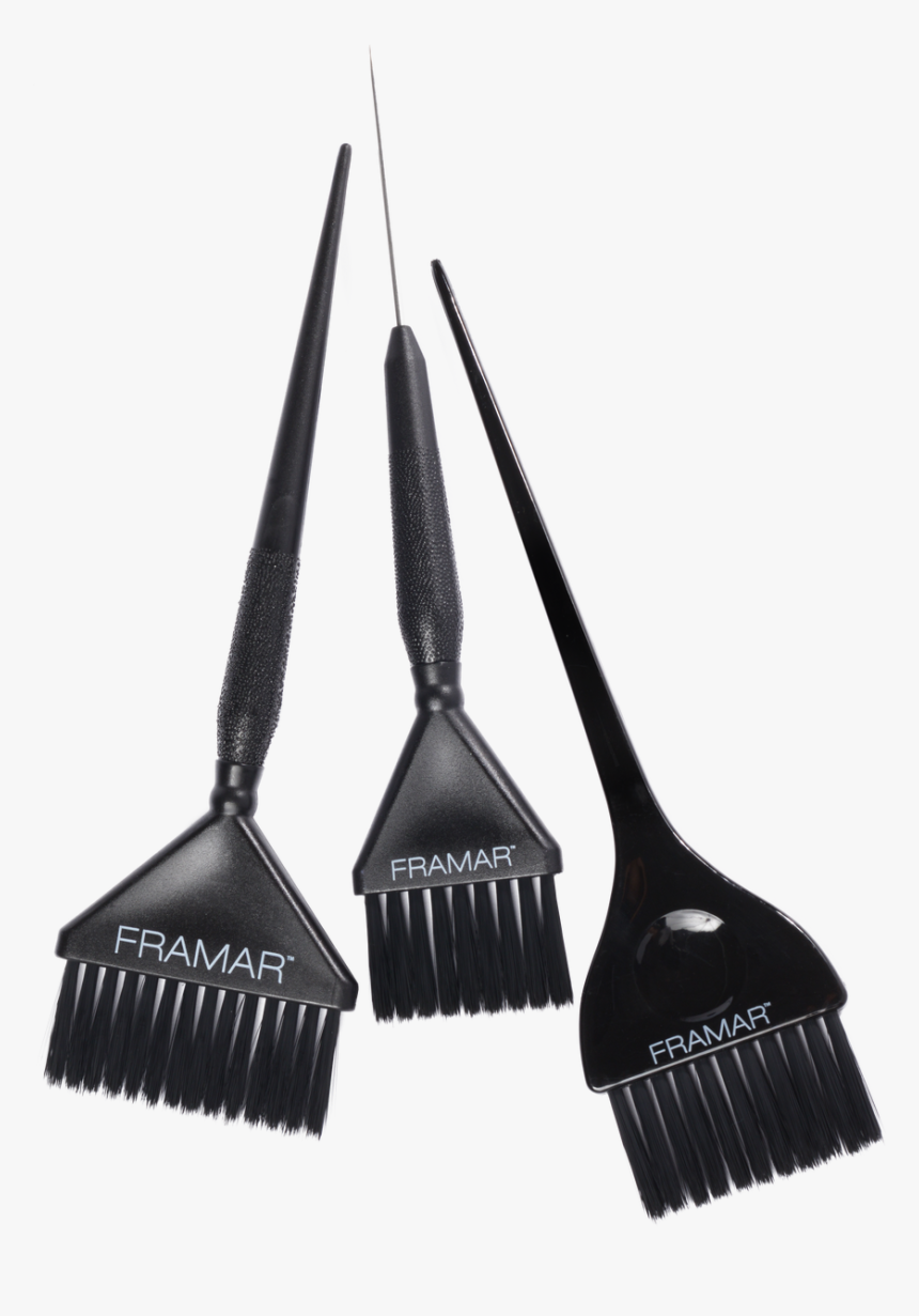 1 Medium Sized Color Brush With Metal Pin Tail - Framar Accessories, HD Png Download