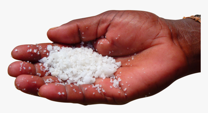 Sea Salt In Palm Of Hand Png Image, Transparent Png