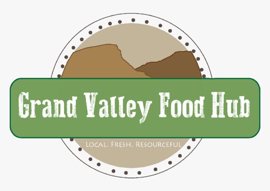 Grand Valley Food Hub Logo - Label, HD Png Download
