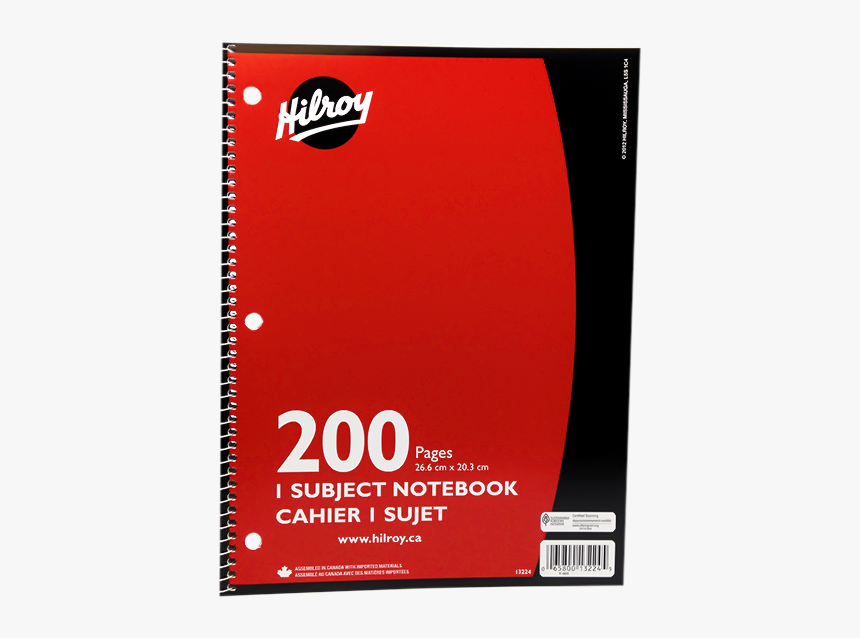 Hilroy Notebook, HD Png Download