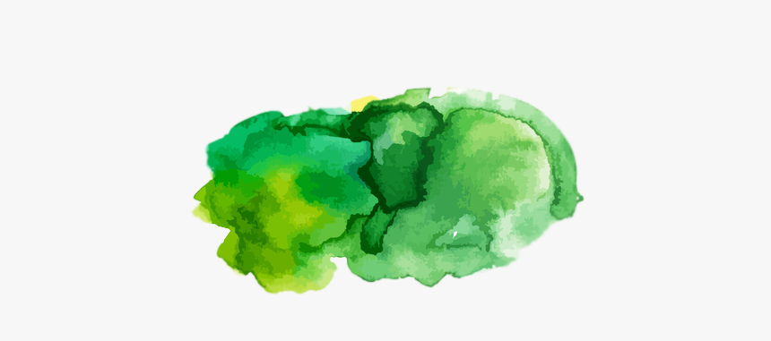 #watercolor #colorsplash #green - Brush Colours, HD Png Download