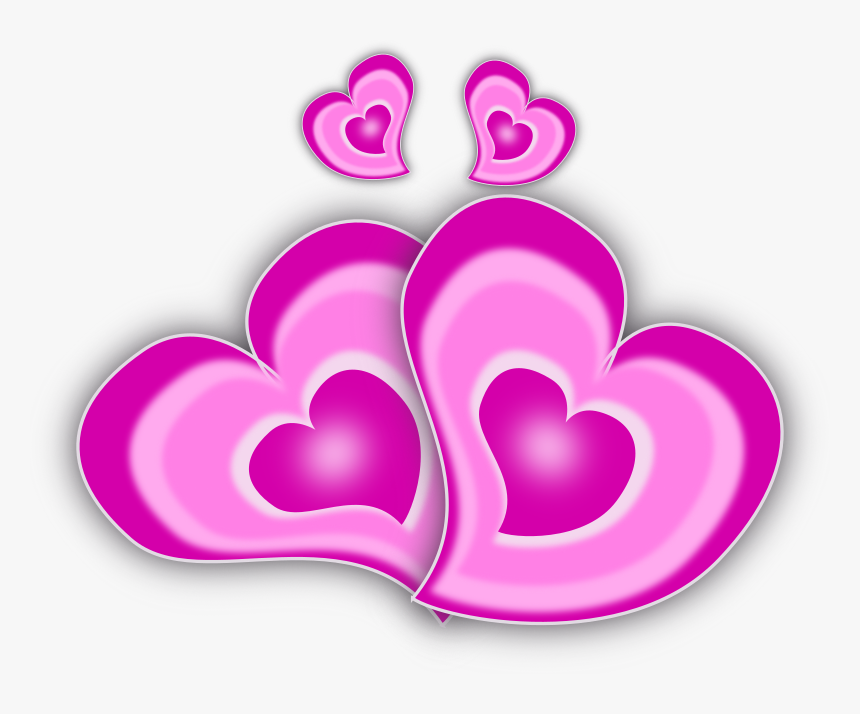 Loving Hearts - Hình Trái Tim Đám Cưới, HD Png Download