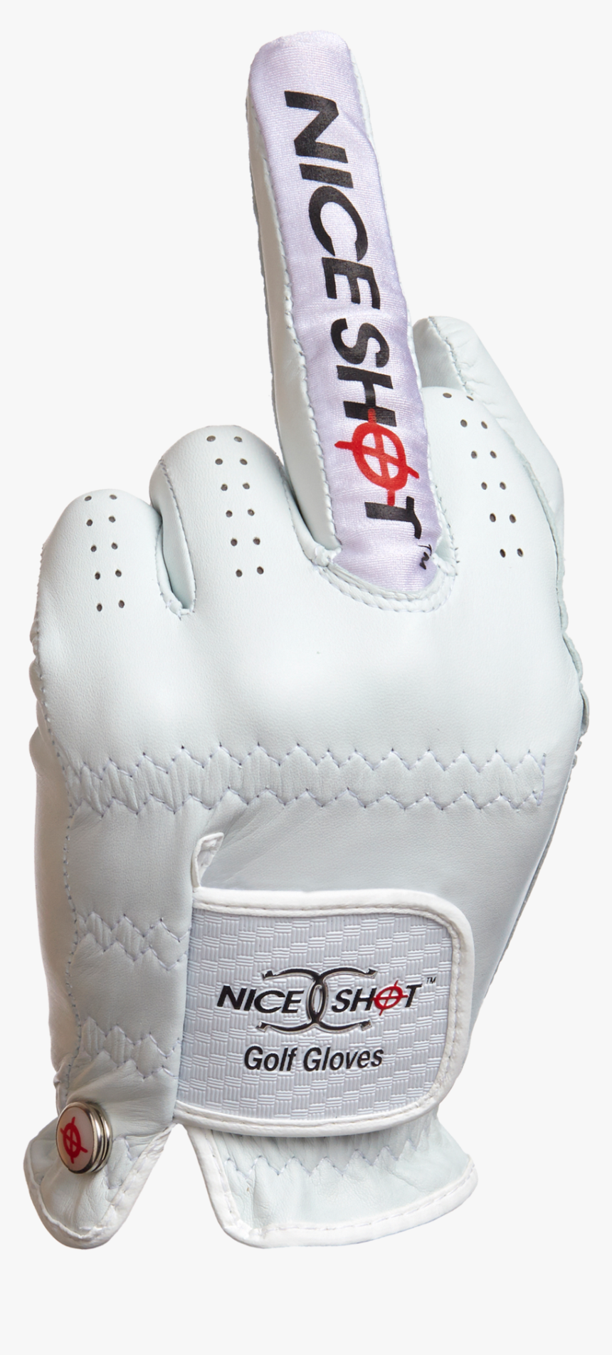 Glove Vector Golf - Golf Glove Middle Finger, HD Png Download