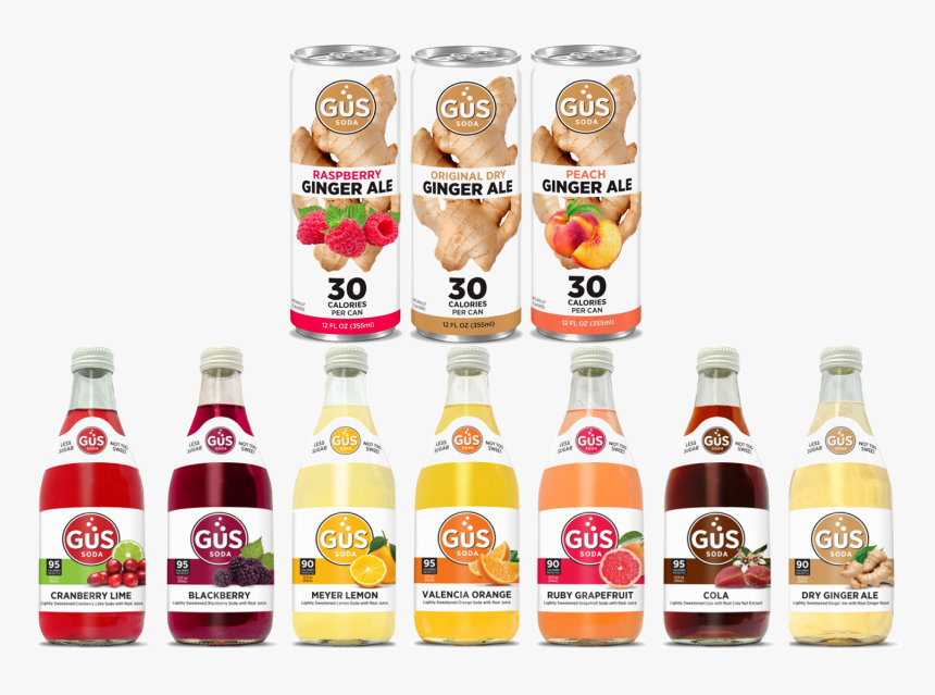 Gus - Glass Bottle, HD Png Download