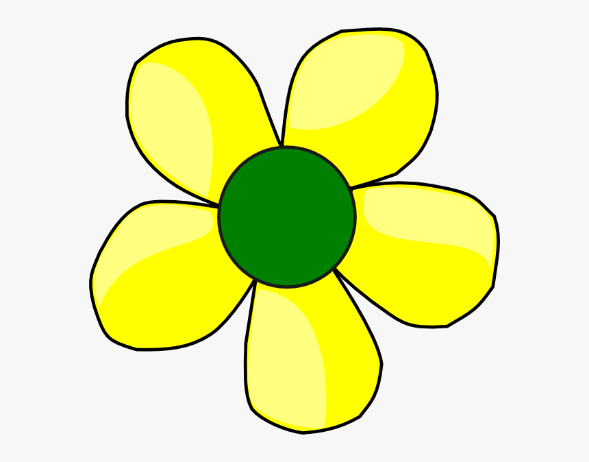 Yellow Flower Clipart Png - Clip Art, Transparent Png