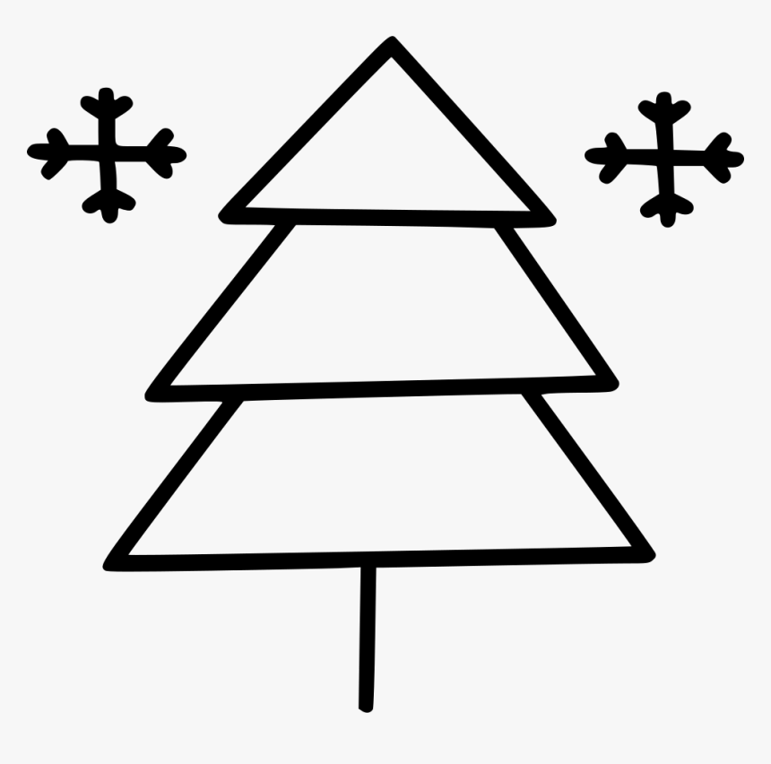 Snow Tree Xmas - Christmas Day, HD Png Download