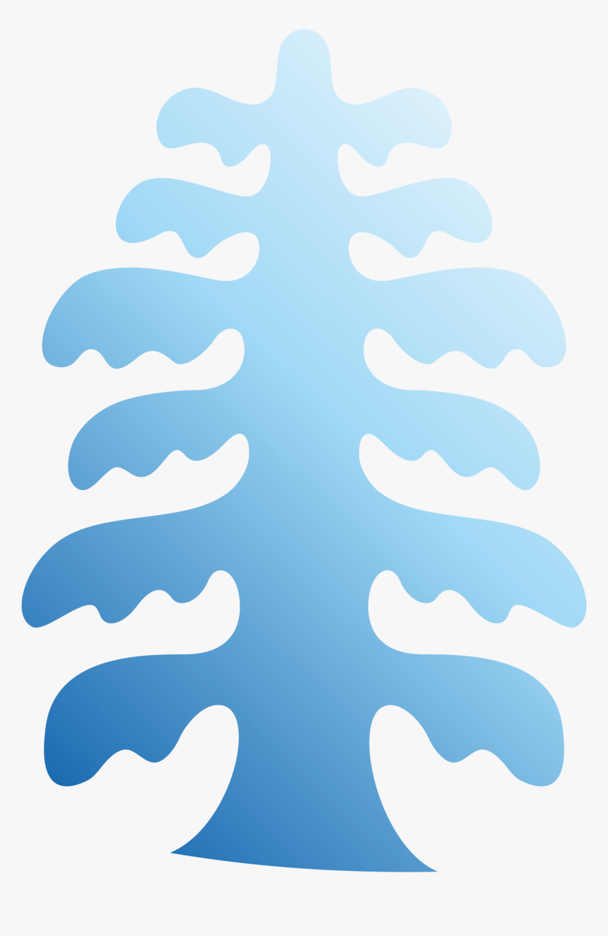 Christmas Tree, Snow Silhouette - Tree, HD Png Download