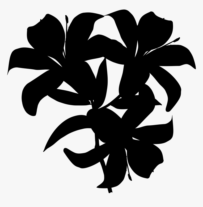 Clip Art Leaf Silhouette Plant Stem Flowering Plant - Illustration, HD Png Download