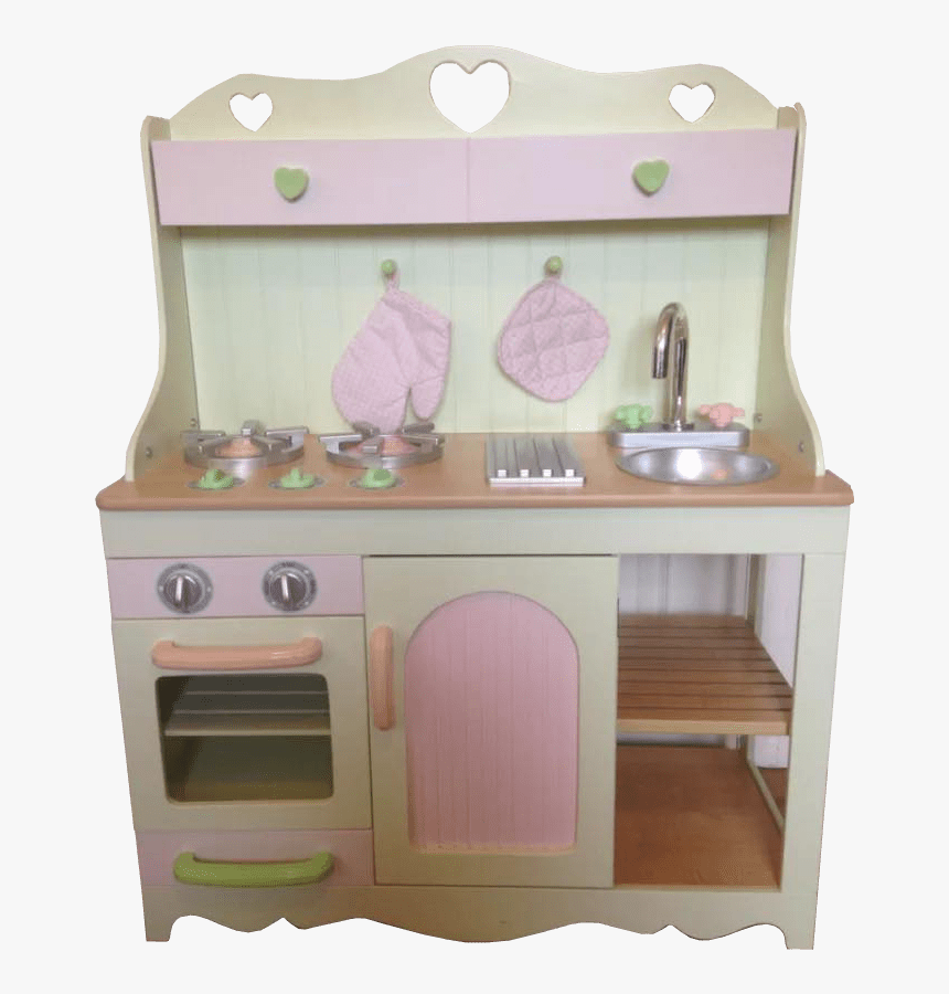 Toy Wooden Kitchen Transparent Background Image - Playset, HD Png Download